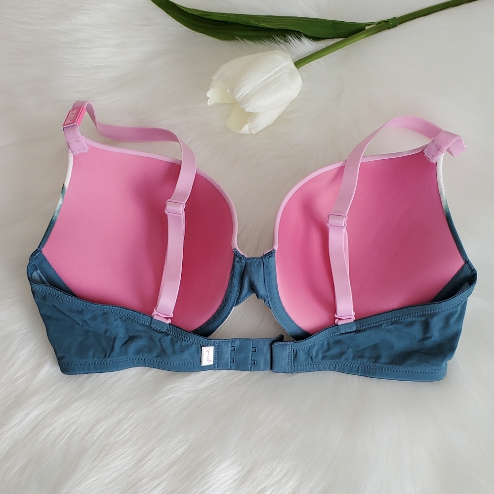 PINK VICTORIA'S SECRET PUSH-UP BRA SIZE 34D - Picture 4 of 5